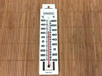 Springfield All Weather Compact Wall Thermometer (Made in USA) Plastic SHIPTODAY