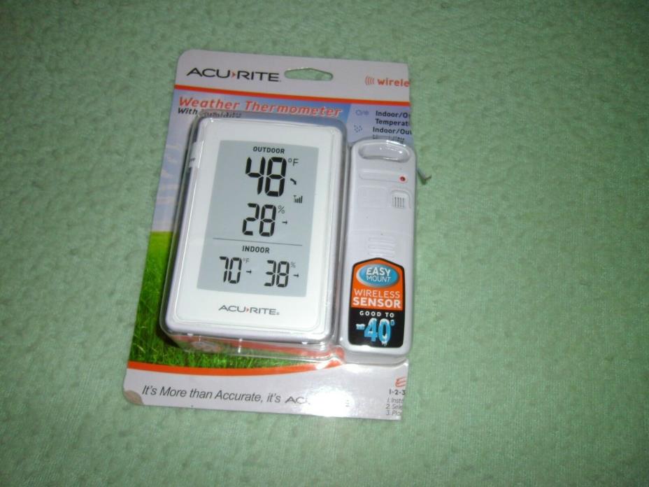 Acurite Wireless Indoor Outdoor Weather Thermometer