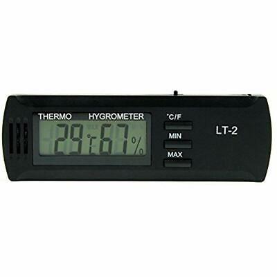 Flexzion DC 3V Input Digital Thermometer Humidity Meter Hygrometer Temperature 