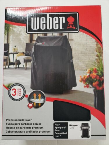 Weber 7105 Grill Cover With Black Storage Bag Spirit 210 Series Gas Grills B3