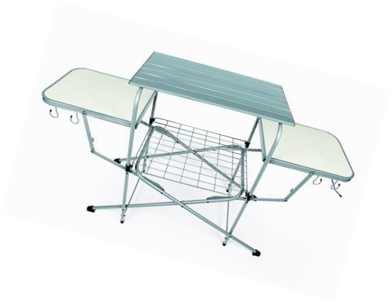 Camco Deluxe Folding Grill Table, Great for Picnics, Tailgating, Camping, RVing
