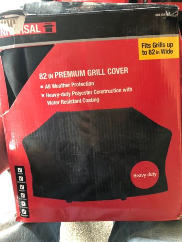 Grill Cover Heavy Duty Polyester Weather Resistant Grilling Accessory 82 in