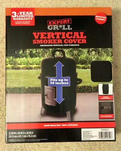 Expert Grill Vertical Smoker Cover Durable Ripstop Fabric 22