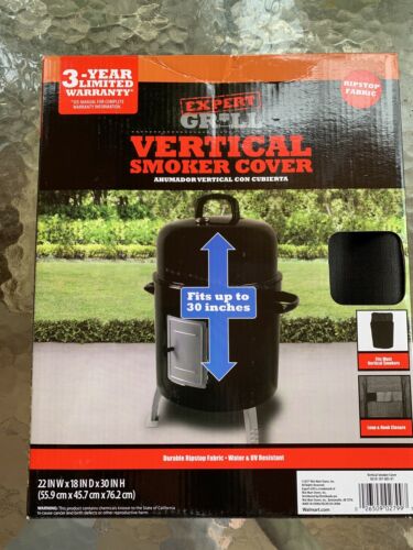 Expert Grill Vertical Smoker Cover Durable Ripstop Fabric 22