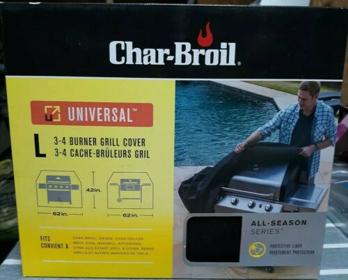 Char-Broil All-Season Series Grill Cover, 3-4 Burner: Large *Read Details*