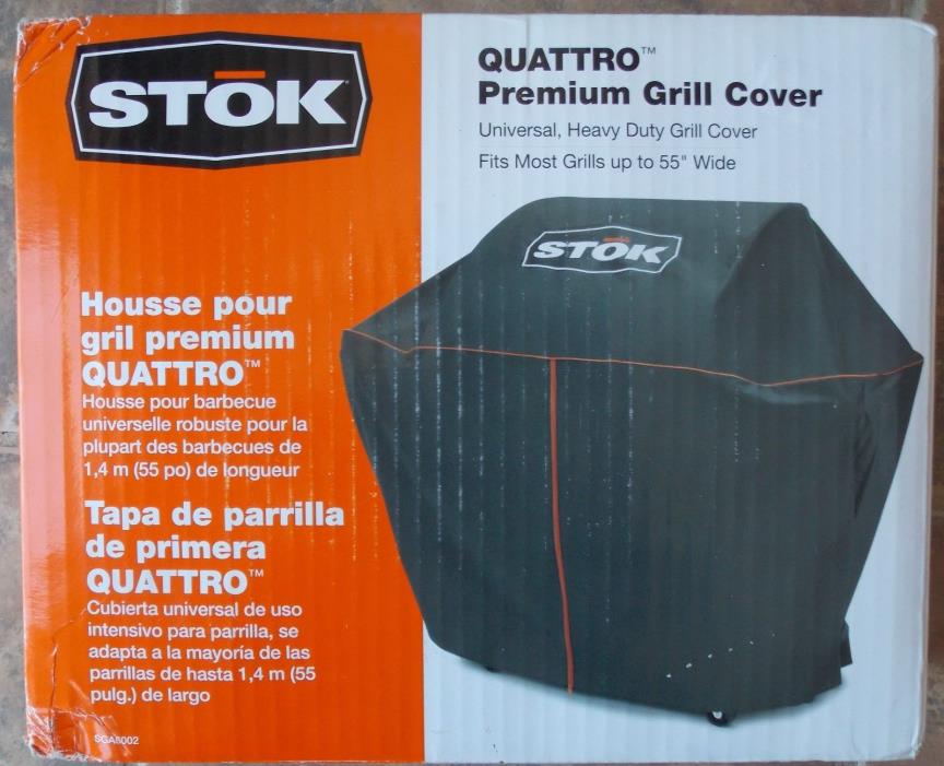 STOK Quattro Premium Grill Cover ~ NEW SGA6002 Grills up to 55