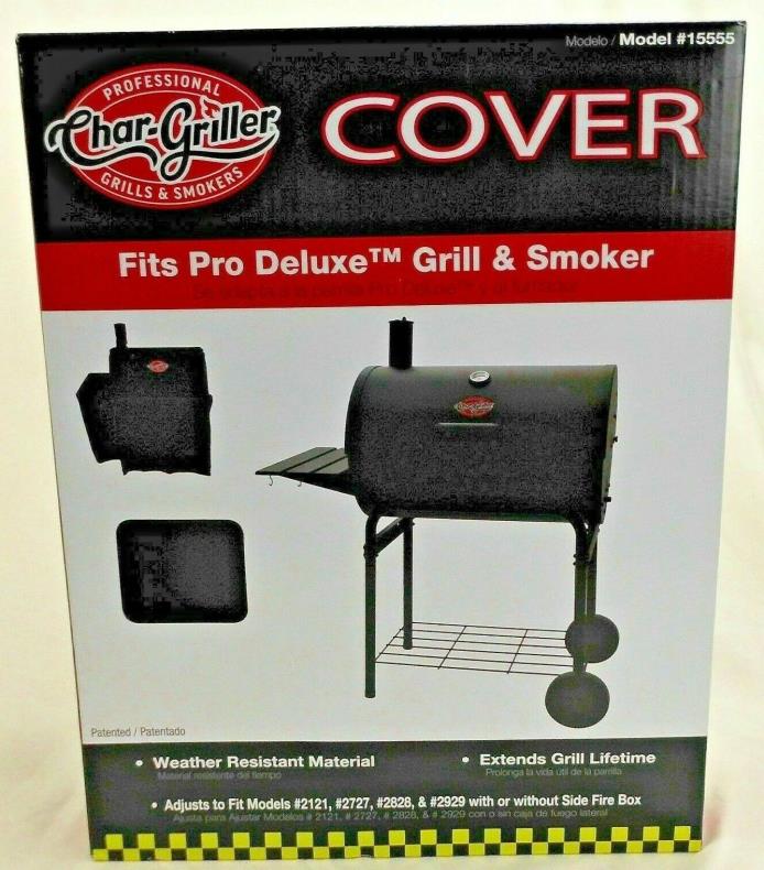 Char-Griller 15555 Grill Cover, Fits 2121, 2828 and all Char-Griller Smokers
