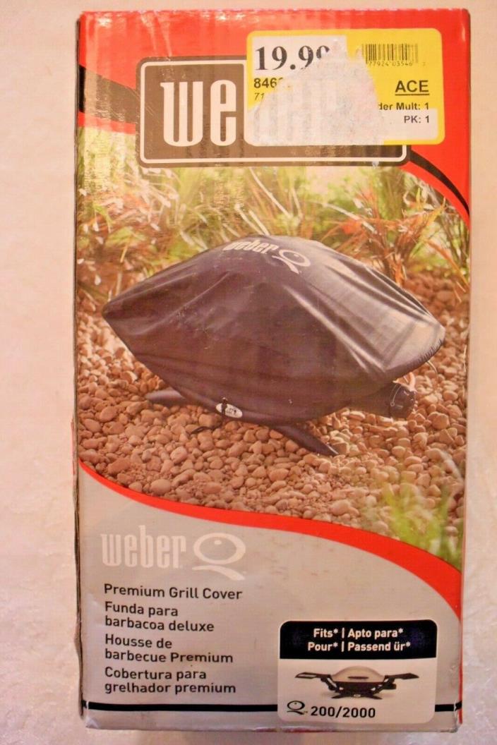 Weber 7111 Grill Cover for Q 200/2000 Series Gas Grills