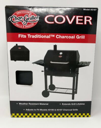 Char-griller Cover #2187 Fits Grill #2190 & #2197 Charcoal Grills **Brand New**