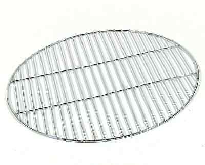 Sunnydaze Round Chrome Plated Outdoor Fire Pit Cooking Grill Grate