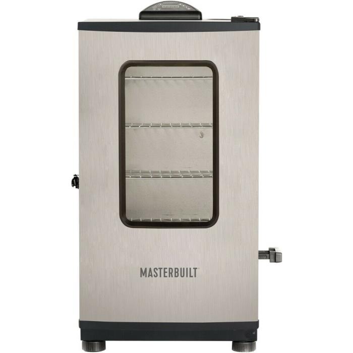Masterbuilt Digital Electric Stainless Steel BBQ Smoker Grill w/ Remote Control