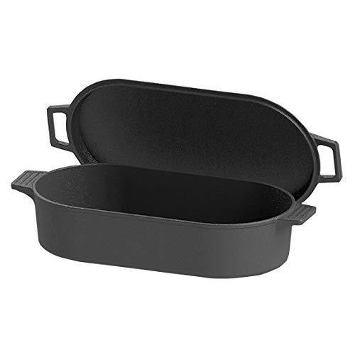 Fryer Griddle with Lid, 6-Quart cast iron out door cooking Fish