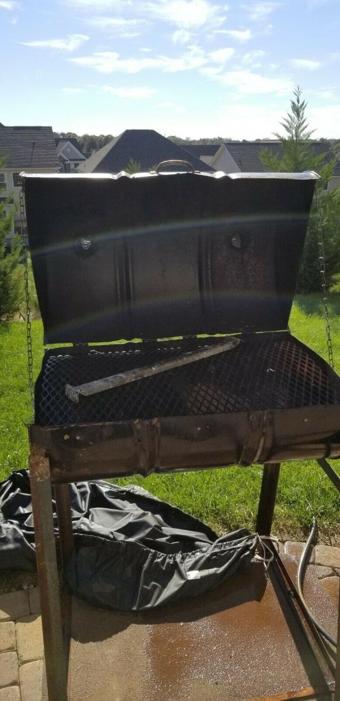 50 gals barral bbq grill only used 1 summer