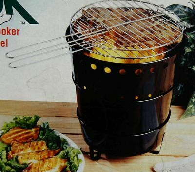 Safari Qwik Cook Grill Portable Newspaper Camping Tailgating Grill Square New ??