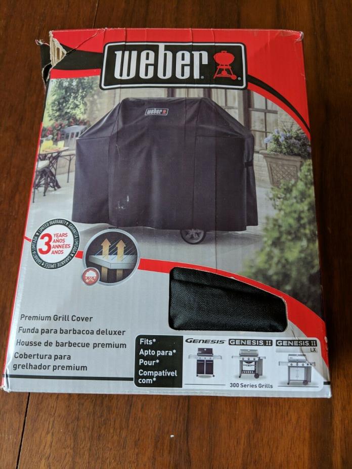Weber Premium Grill Cover Built for Genesis II LX 300 series and 300 series7130