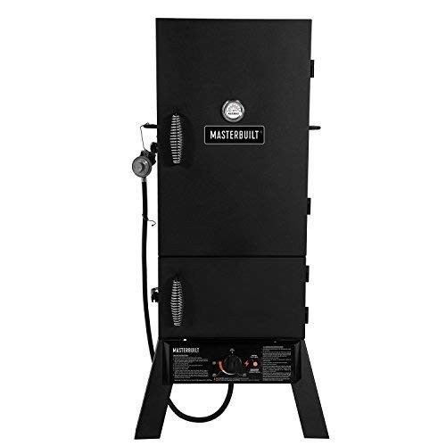 Gas Grill Smoker BBQ Propane Wood Chips Outdoor Backyard Meat Fish Poultry