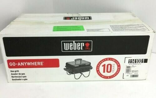 Weber 1141001 Go Anywhere Gas Grill, ONE Size, Black