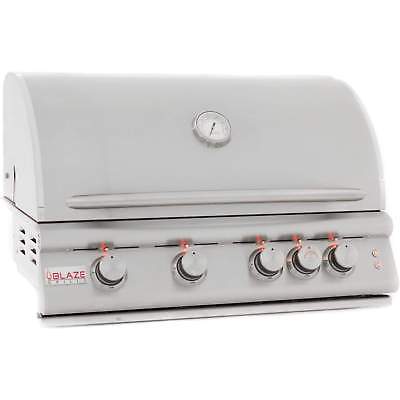 Blaze Built-In Natural Gas Grill with Lights, 32