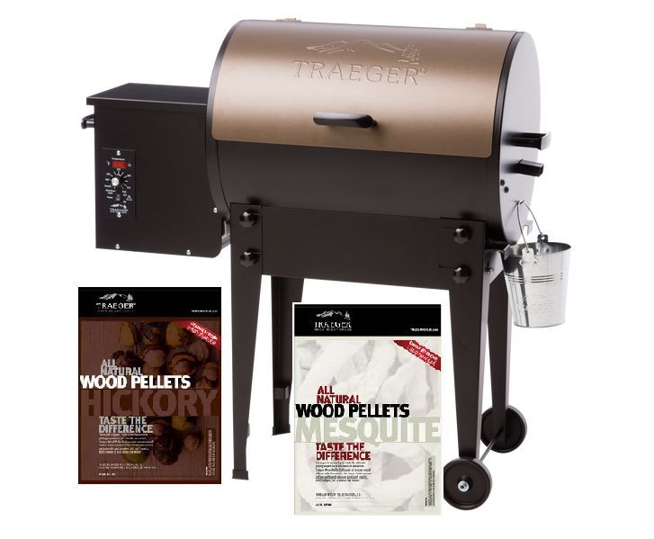 Traeger TFB30LZB Tailgater Pellet Grill with 2 Bags Mesquite, Hickory or Others!