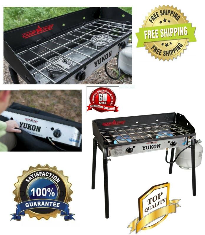 Portable Gas Grill Outdoor BBQ Camping Griddle Propane Cooking Tailgater Burner