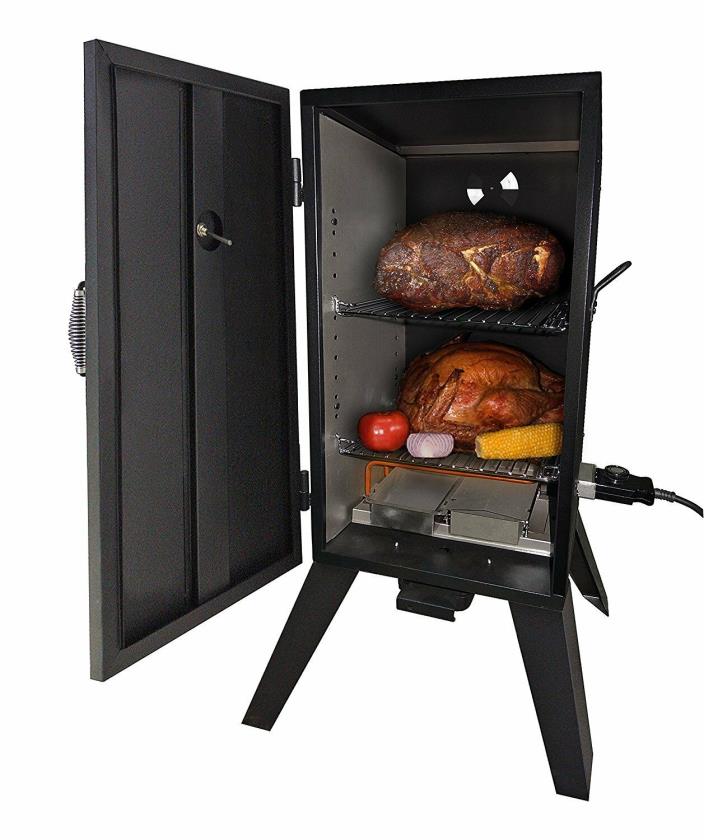 Smoke Hollow 26 Inch Electric Smoker Adjustable Temperature Control wood chip pa