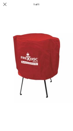 FIREDISC Cooker FIREMAN RED Outdoor Grill Cover Heavy Weatherproof PVC Canvas!!!