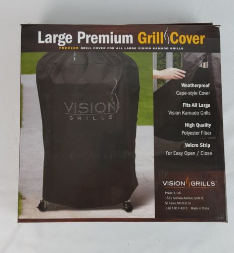 BBQ Vision Grills Large Premium Grill Cover Kamado Protector Weatherproof
