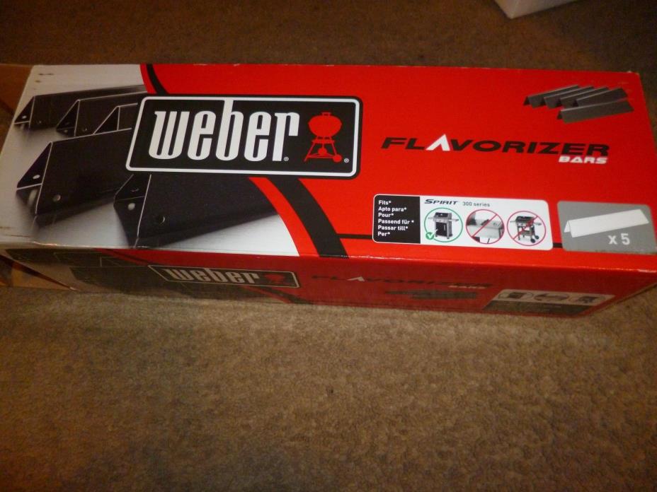Weber 7636 Porcelain-Enameled Flavorizer Bars for Spirit 300 Series Gas Grills