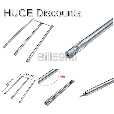 Onlyfire Stainless Steel Burner Tube Set for Weber Genesis Silver B and C, Sp...