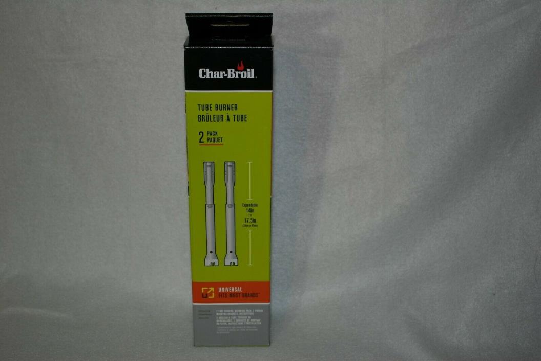 Char-Broil, Tube Burner, 2 tube pack universal fits most brands 14-17.5 inch new