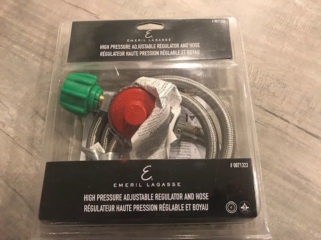 Emeril Lagasse GRILL High pressure Regulator And Hose