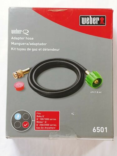 Weber 6501 Adapter Hose, 6', FREE SHIPPING. Brand New.