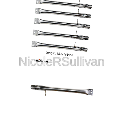 Hisencn Stainless Steel Grill Burner Pipe Tube Replacement Parts for Brinkman...