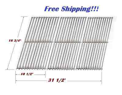 BBQ Barbecue Replacement Stainless Steel Cooking Grill Grid Grate 3 pack new!