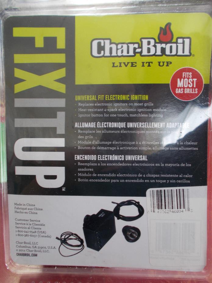 Char-Broil Universal Fit Electronic Ignition Fits Most Gas Grills