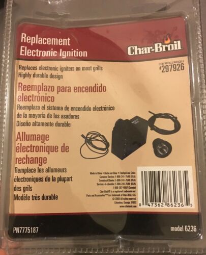 NEW Char-Broil Replacement Electronic Ignition Gas Grill Igniter model 6236