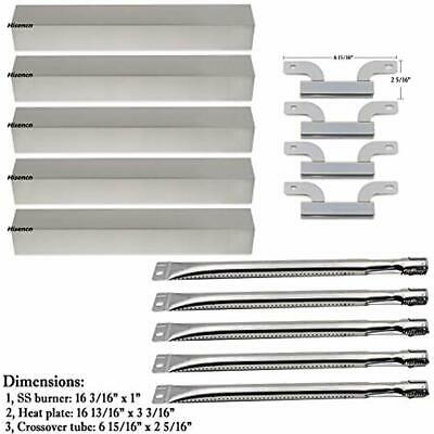 Bar.b.q.s Grill Heat Plates Replacement Stainless Steel Burner Crossover Tube