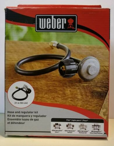 Weber 7502 Hose and Regulator Kit for Genesis and Summit Grills