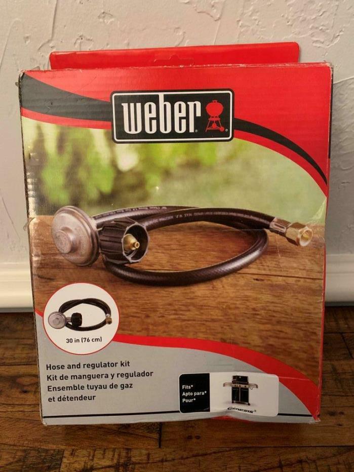 Weber 7627 QCC1 Hose and Regulator Kit for Genesis Gas Grill 30