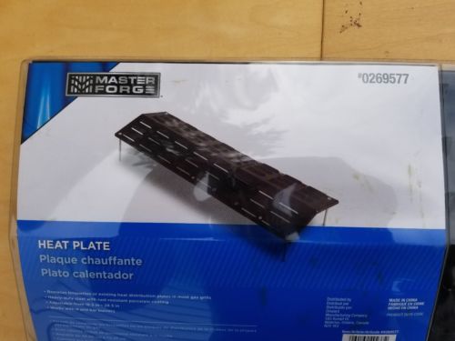Master Forge Universal BBQ Grill Heat Plate Porcelain Adjustable 18.5