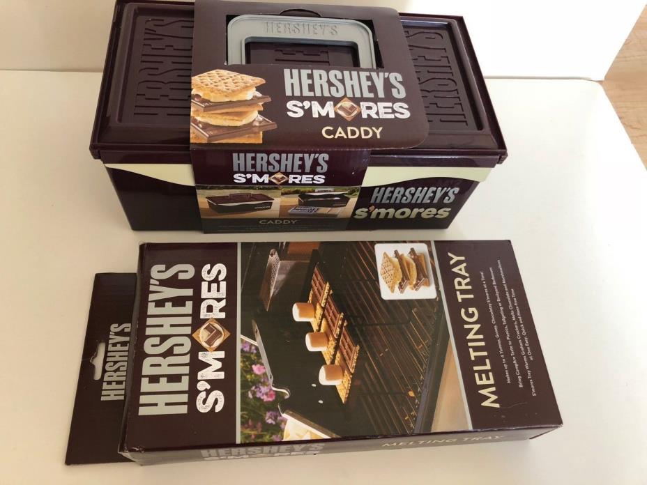 Hershey's Smores Caddy and Melting Tray Gift New in Box Chocolate