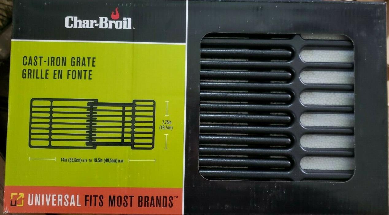 CharBroil Universal Cast Iron Grate Adjustable Multiple Mounting #48.9-123018001