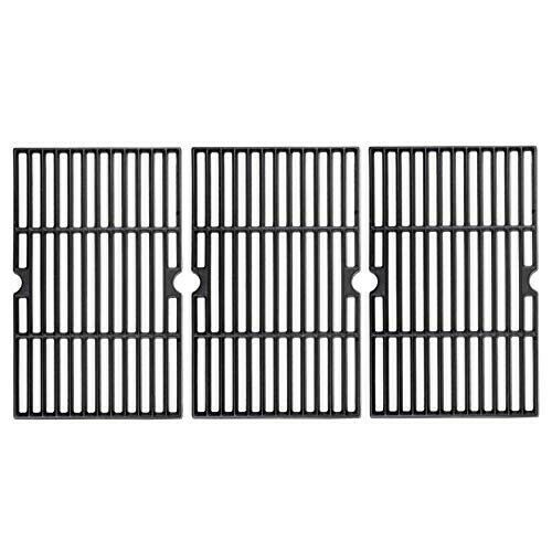 Edgemaster Pack of 3 Cast Iron Cooking Grid Replacement for Gas Grill Models