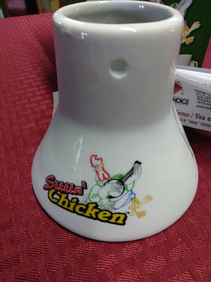 Sittin' Chicken    Ceramic    The Big Green Egg     New In Box