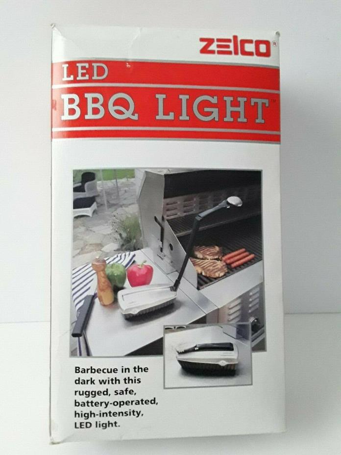 New Zelco High-Intensity Flexible LED Grill BBQ Barbecue Light Stainless Steel