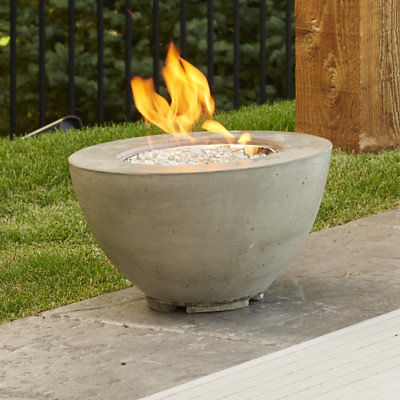 The Outdoor GreatRoom Company Cove Concrete Gas Fire Pit