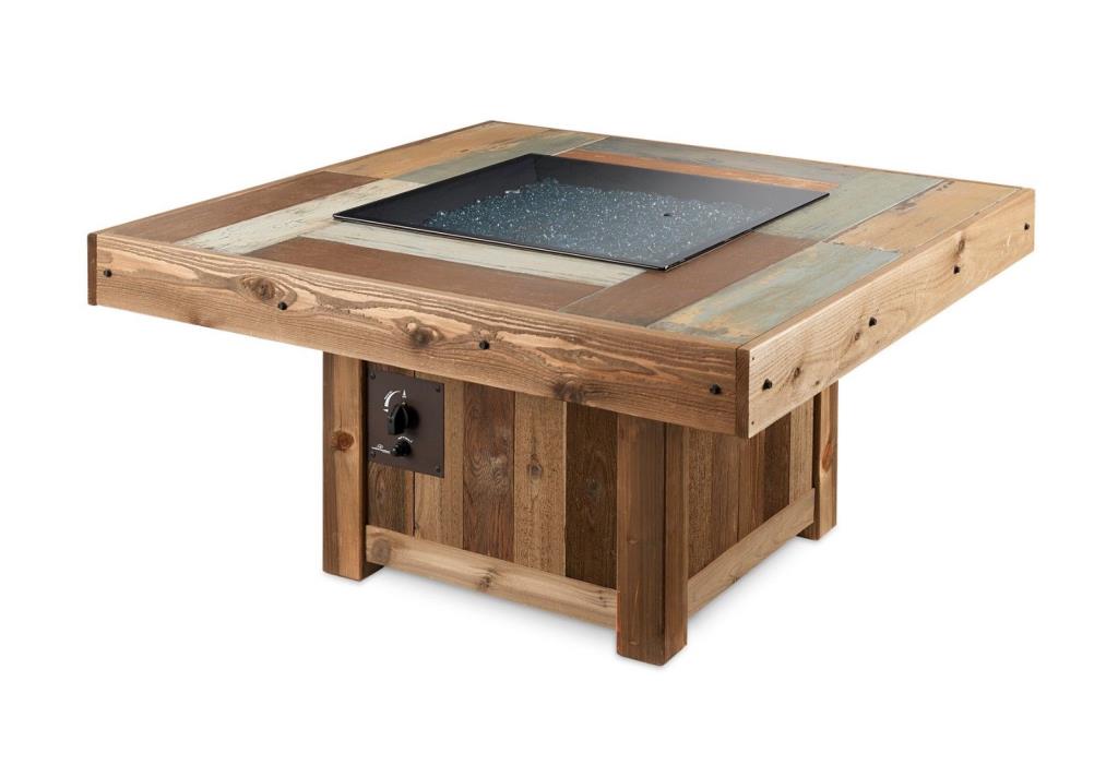 Outdoor GreatRoom Company Vintage Fire Pit Table, Square