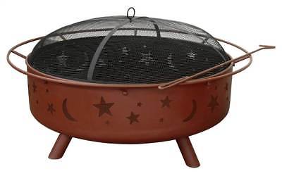 Super Sky Stars and Moon Fire Pit in Georgia Clay [ID 93388]