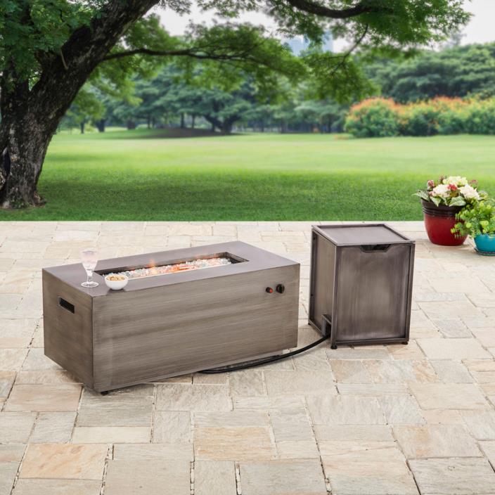 Outdoor Fire Pit Patio Propane Gas Heater Table Fireplace 42