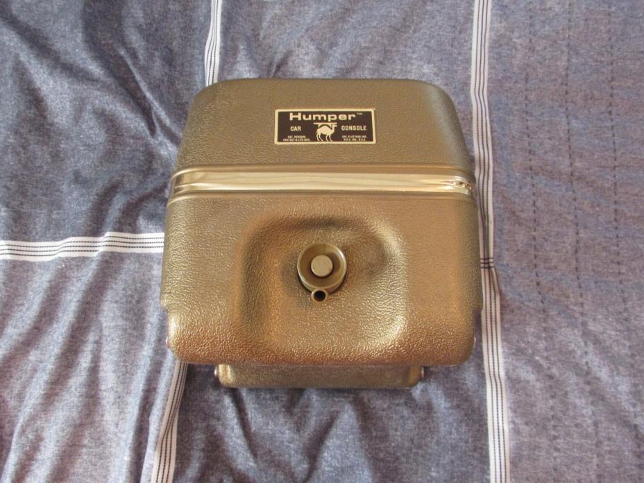 Vintage Gold Drink Cooler THE HUMPER Car Console Container